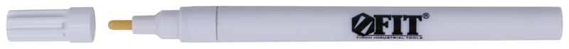 Маркер строительный с жидким красящим составом 138х11мм бел. FIT 04337