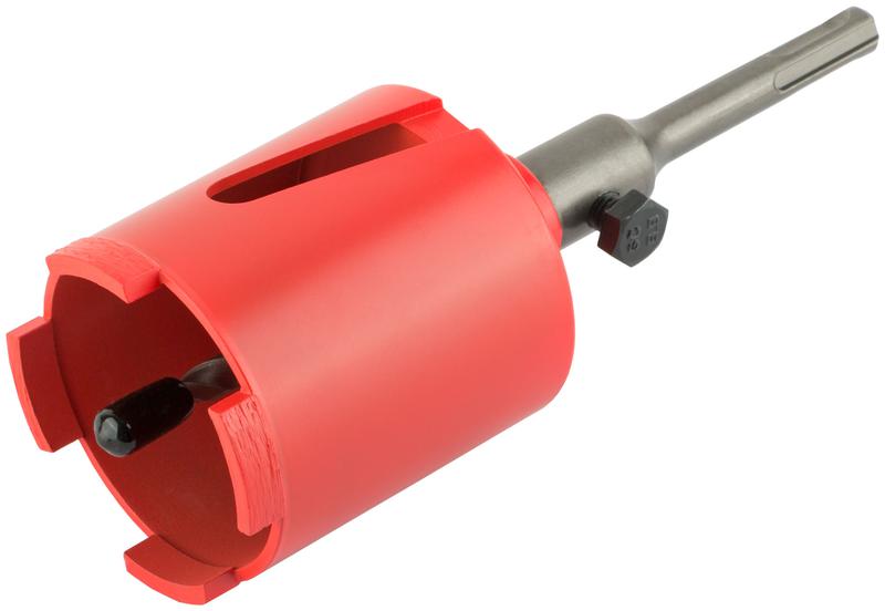 Коронка кольцевая алмазная по бетону безударная 68мм в сборе КУРС 33475