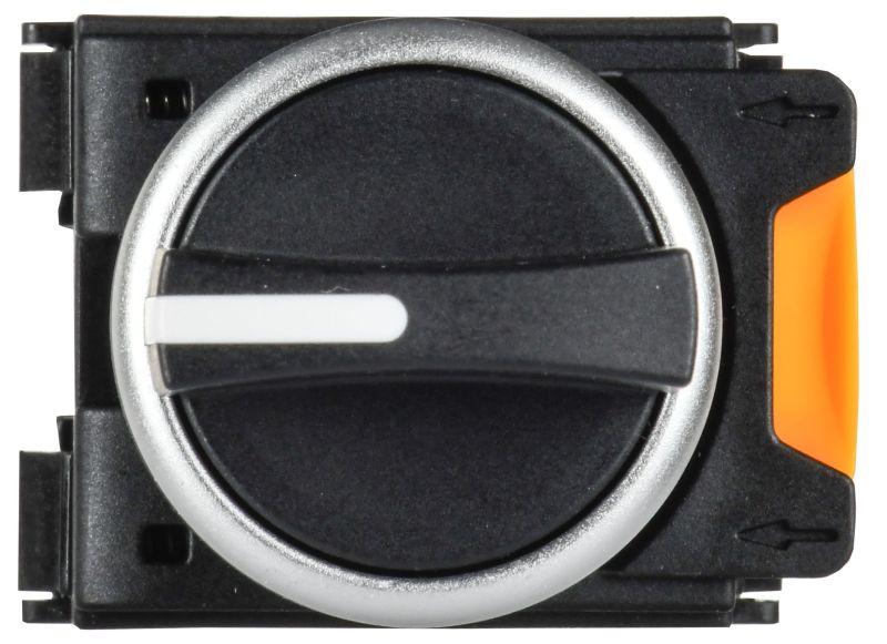 Переключатель 2 полож. 1НО+1НЗ возвратный черн. MASTER IEK MI-SW60-11X22-3-24-2-K02