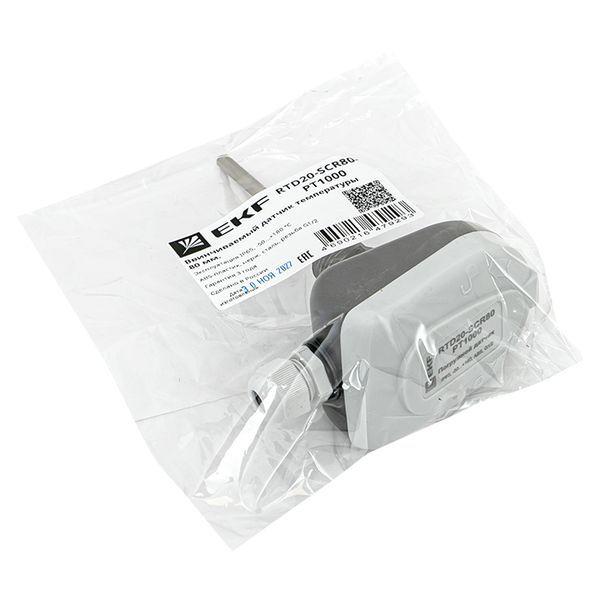 Датчик температуры ввинчиваемый 80мм EKF RTD20-SCR80-PT1000